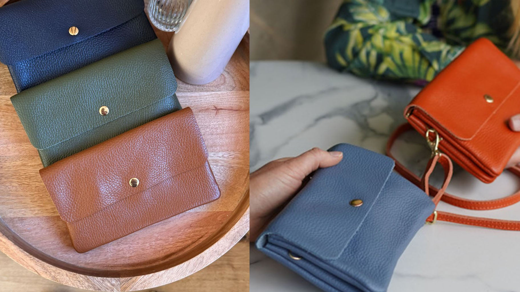 Introducing the New Autumnal Shades of Our Como Shoulder and Clutch Bags - Betsy & Floss