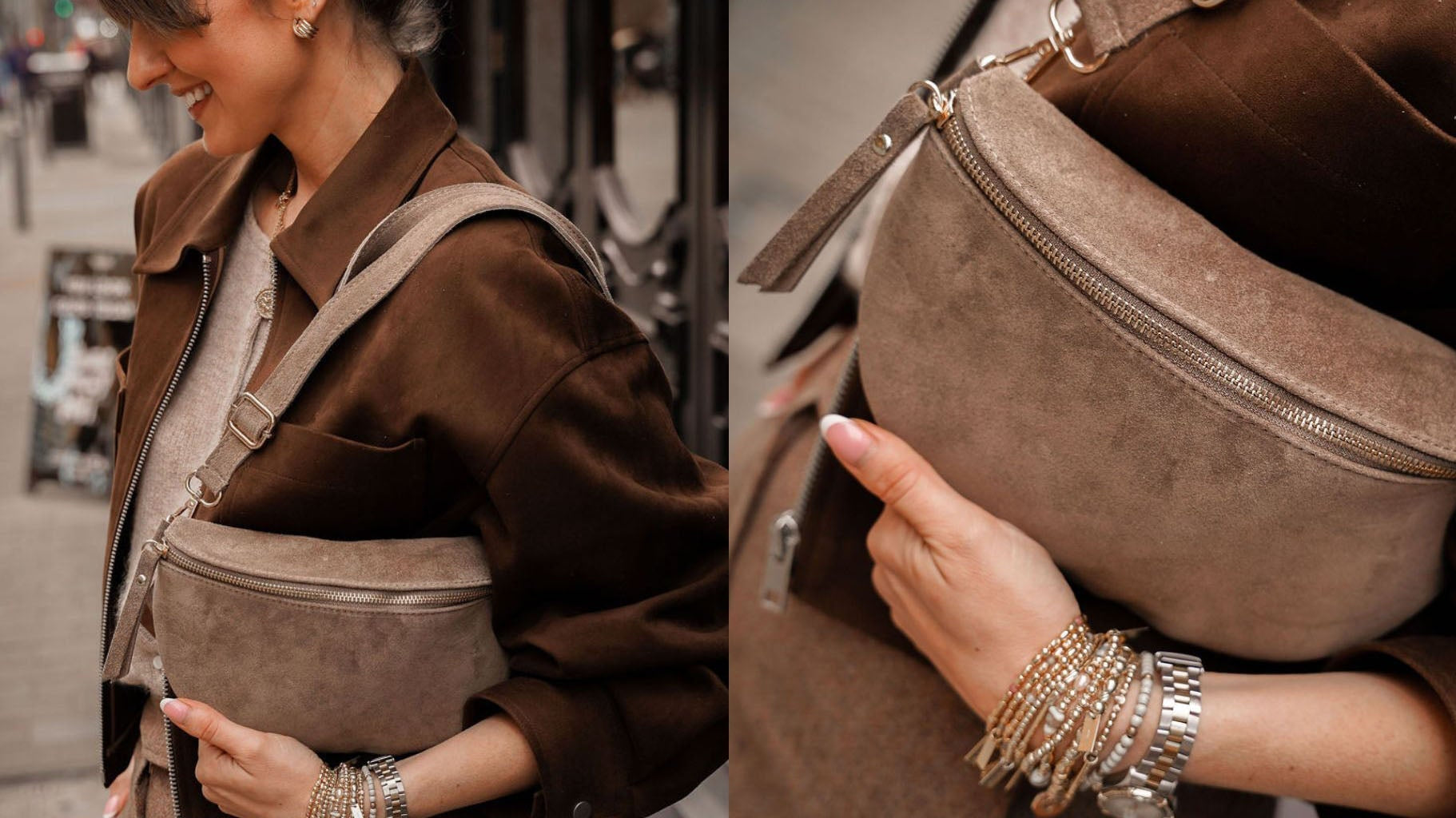 The Rivoli Suede Bag - Effortless Style Meets Everyday Functionality