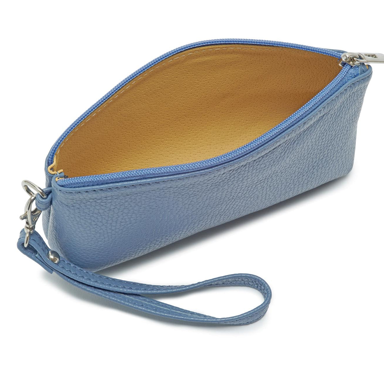 Trio of Make Up Bags Denim Blue | Betsy & Floss