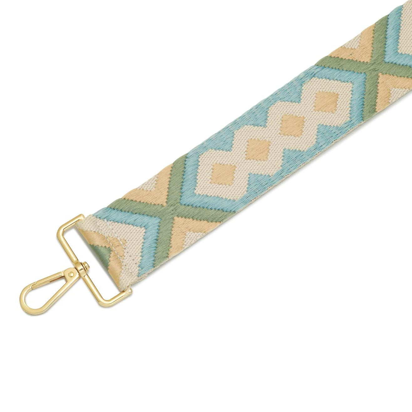 Sienna Crossbody Bag in Denim Blue with Light Blue Bohemian Strap Denim Blue | Betsy & Floss