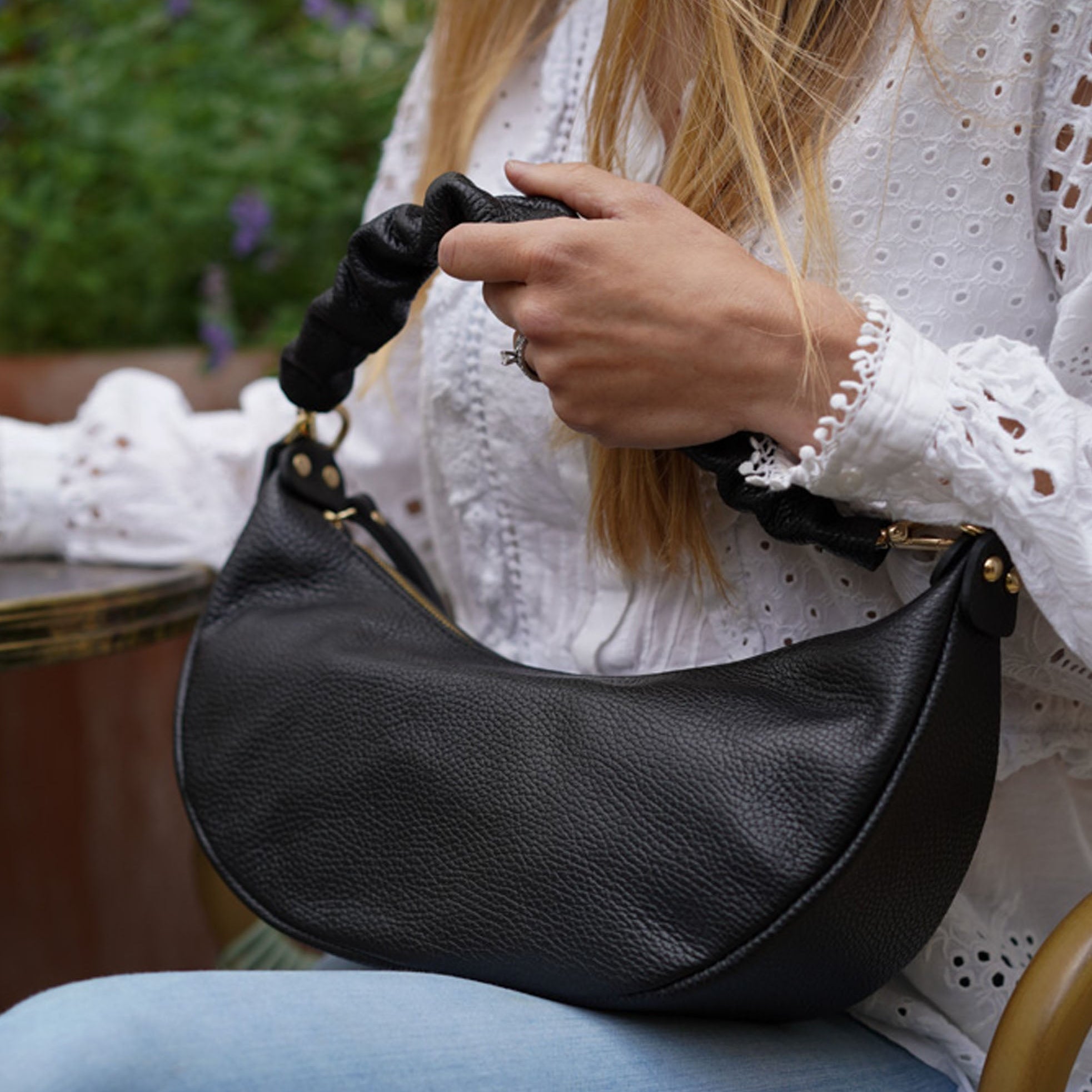 Amalfi Baguette Bag Teal | Betsy & Floss