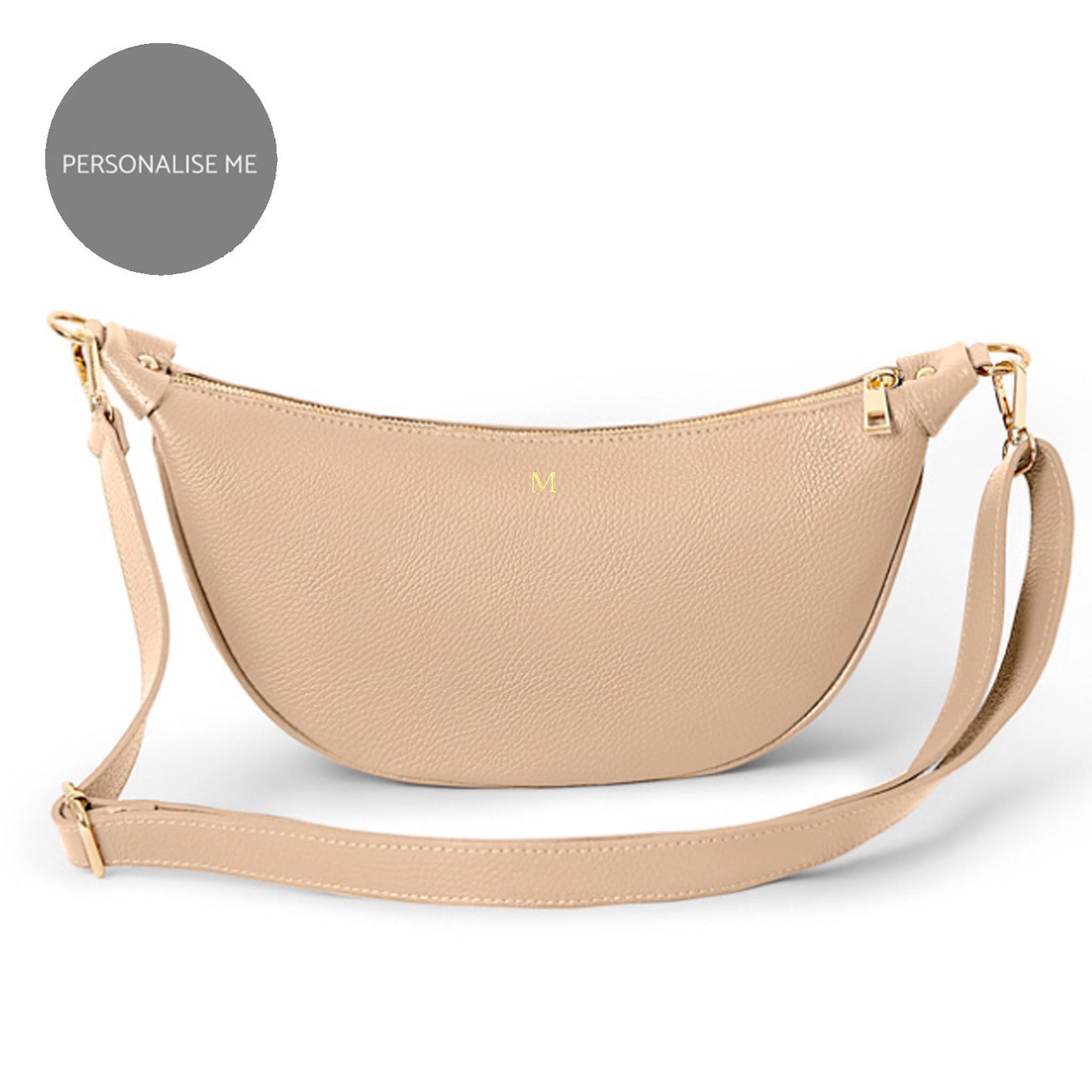Ambra Crossbody Bag Light Taupe | Betsy & Floss