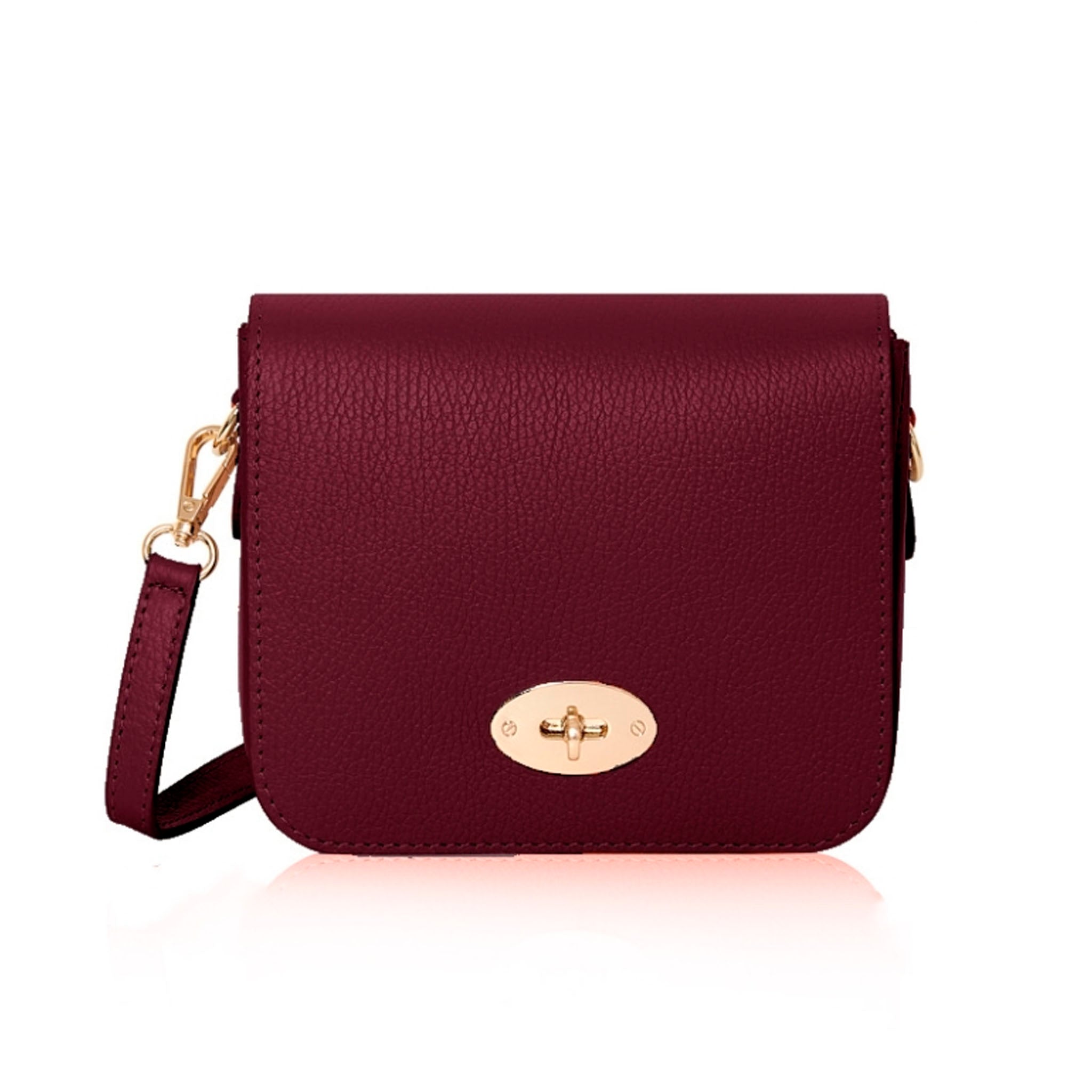 Catania Handbag Burgundy | Betsy & Floss