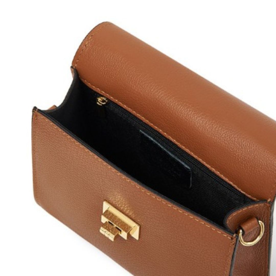 Forli Top Handle Handbag Tan | Betsy & Floss
