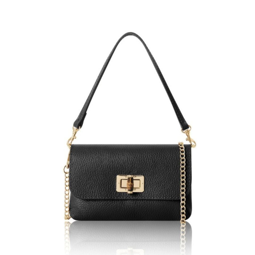 Jesi Handbag and Clutch Bag Black | Betsy & Floss