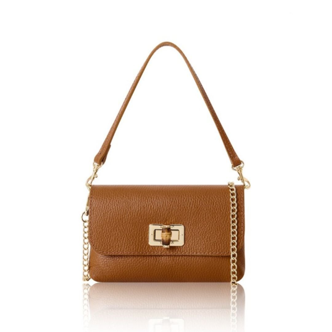 Jesi Handbag and Clutch Bag Tan | Betsy & Floss