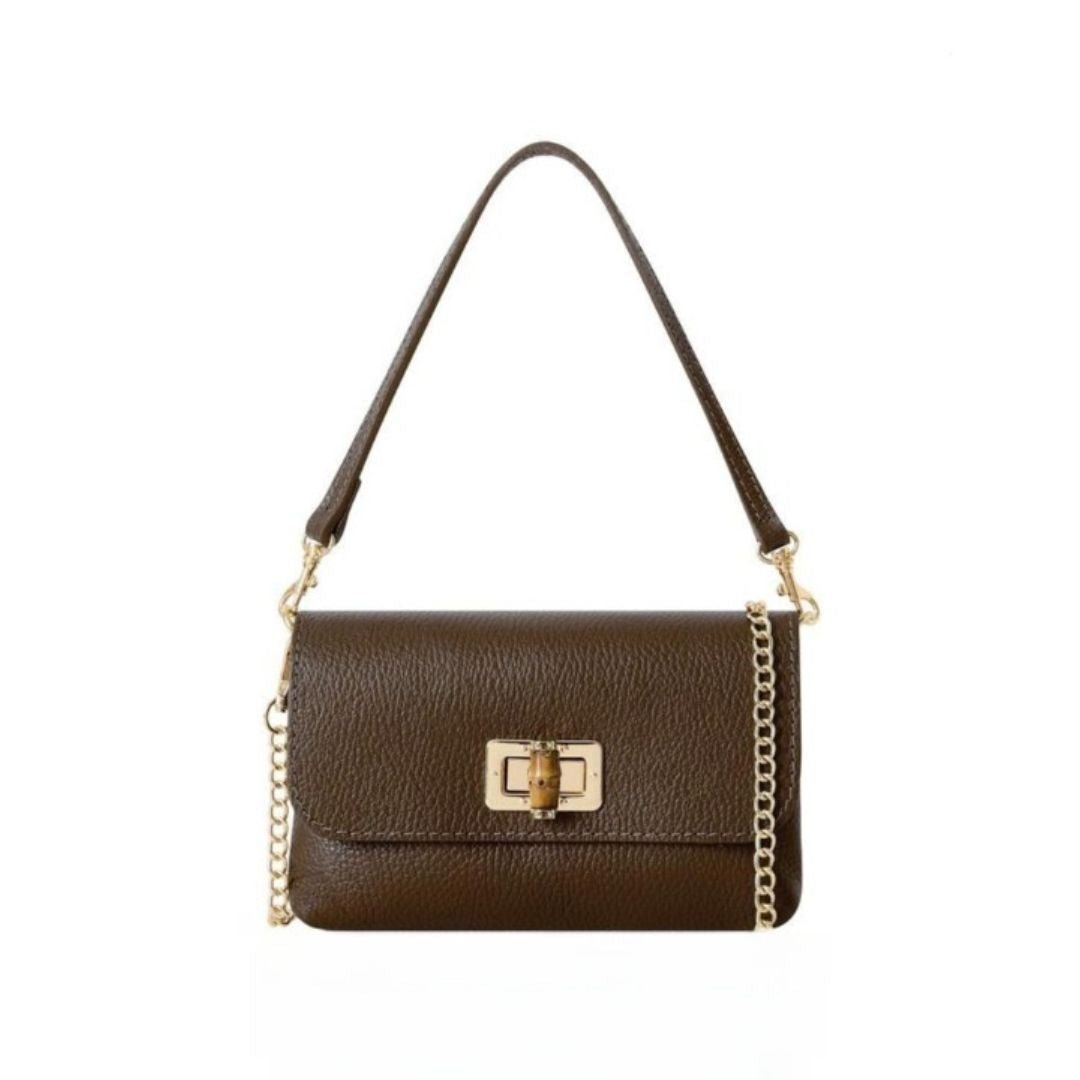 Jesi Handbag and Clutch Bag Chocolate Brown | Betsy & Floss