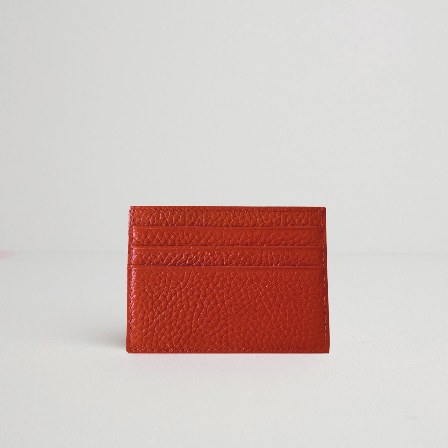 Leather Card Holder Burnt Orange | Betsy & Floss