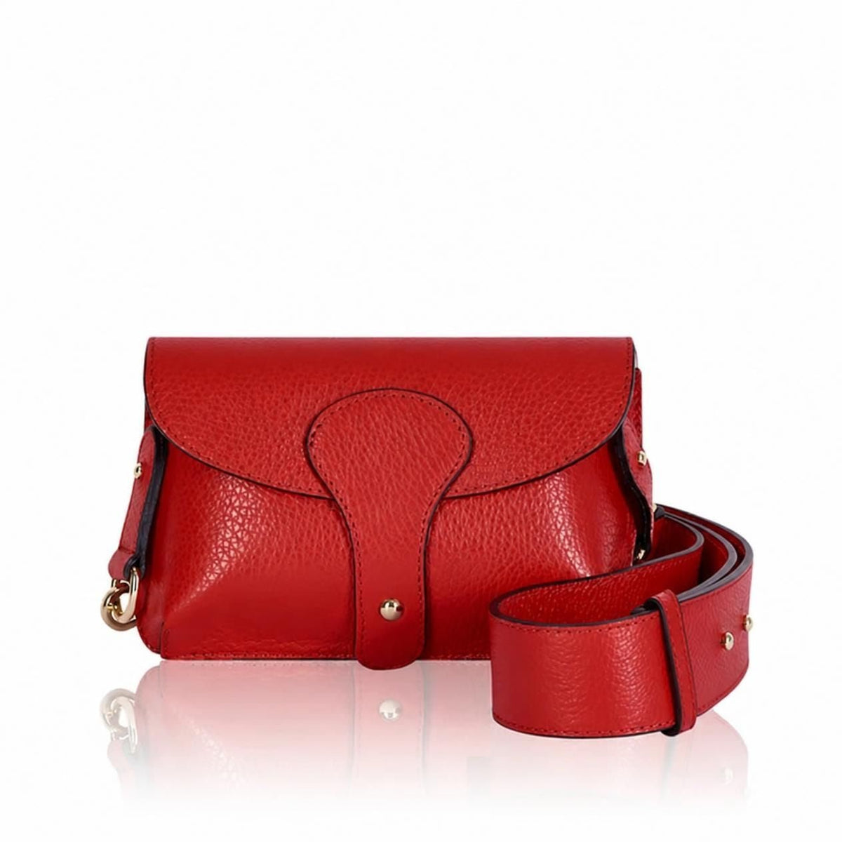Luca Mini Crossbody Bag Red | Betsy & Floss