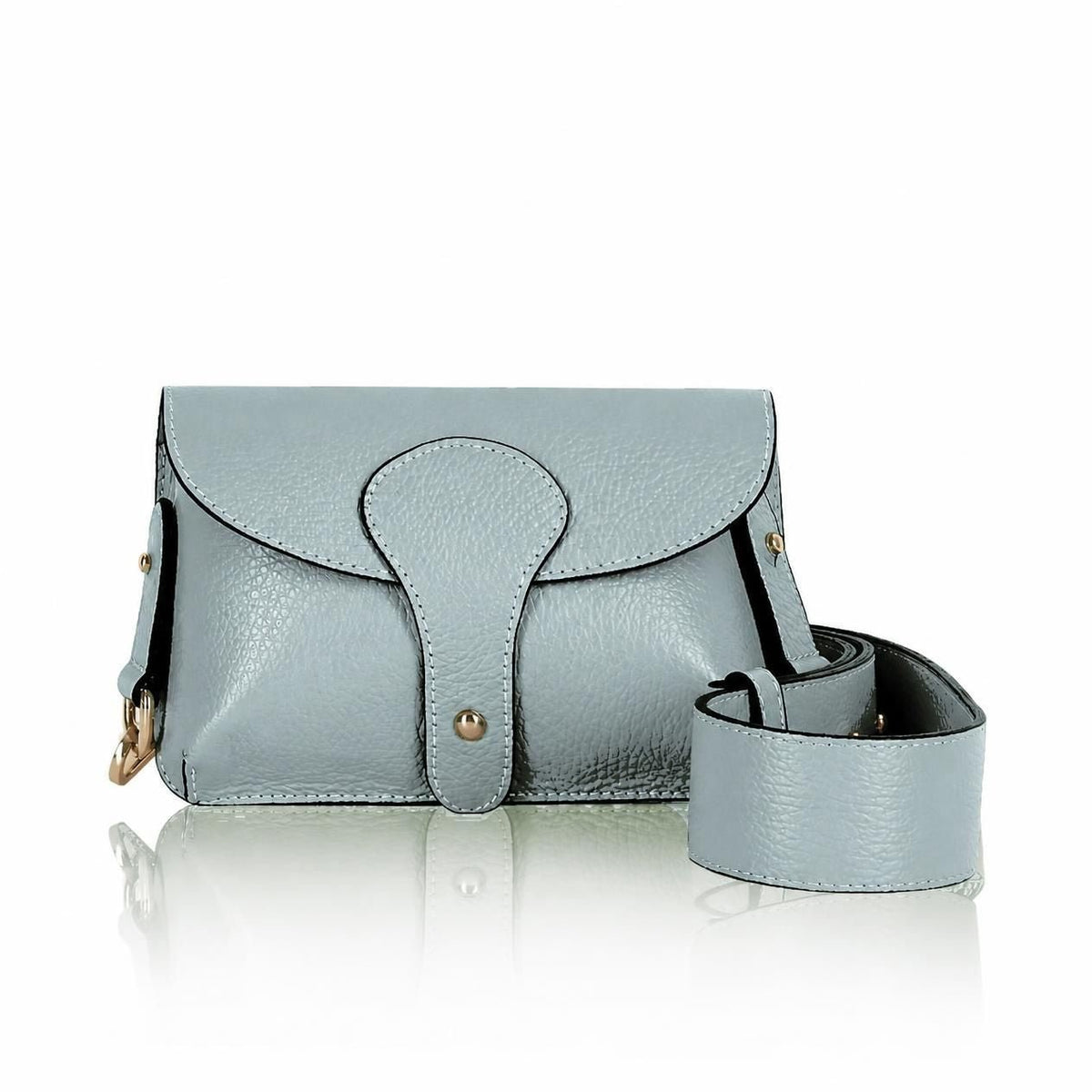 Luca Mini Crossbody Bag Duck Egg Blue | Betsy & Floss