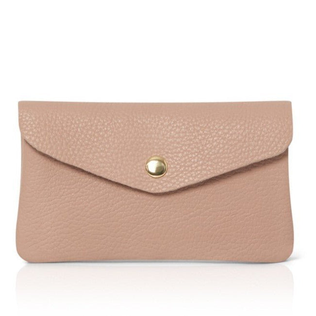 Medium Popper Leather Purse Blush | Betsy & Floss
