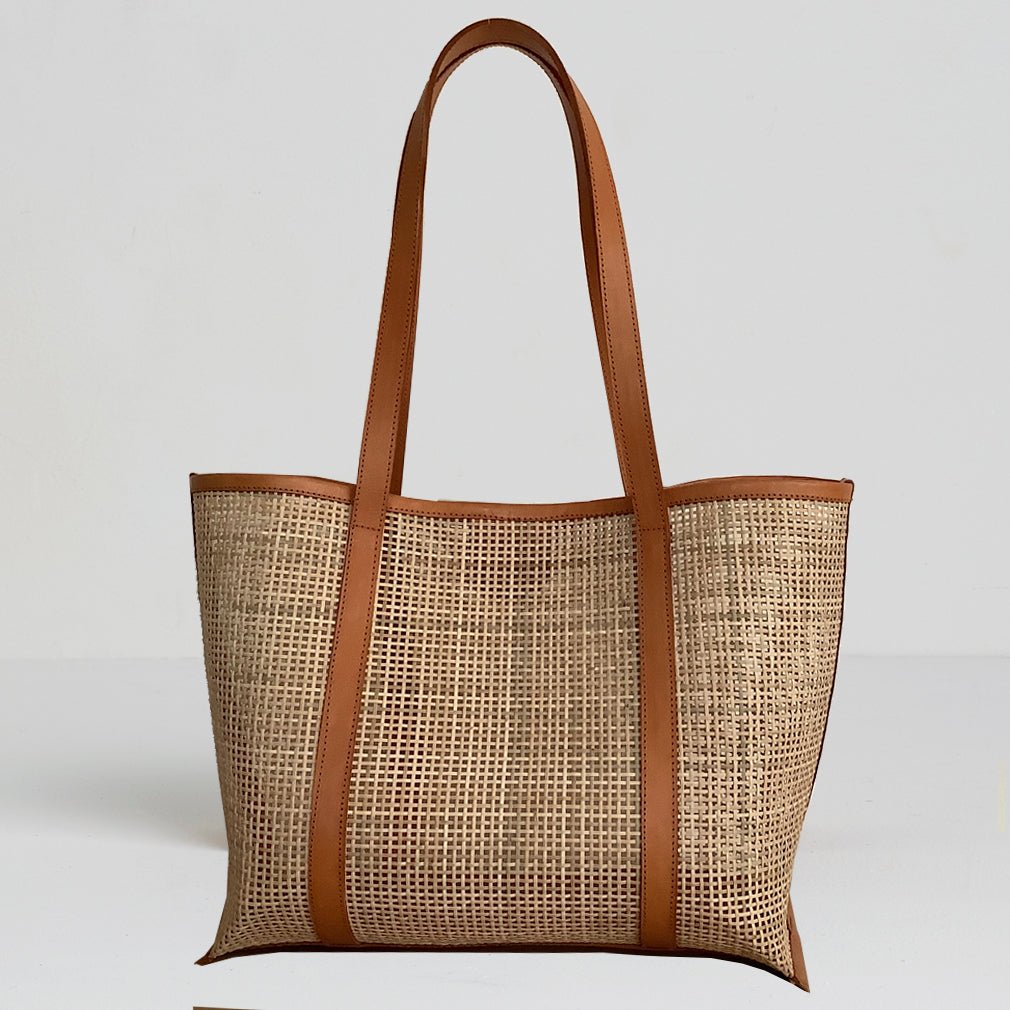 Melang Basket Bag - PREORDER Tan | Betsy & Floss