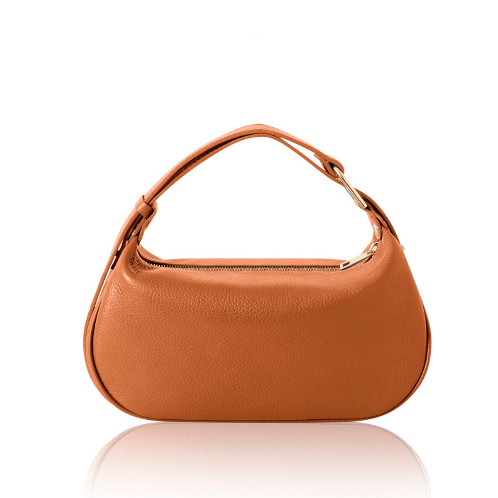 Nola Handbag with Adjustable Strap Tan | Betsy & Floss