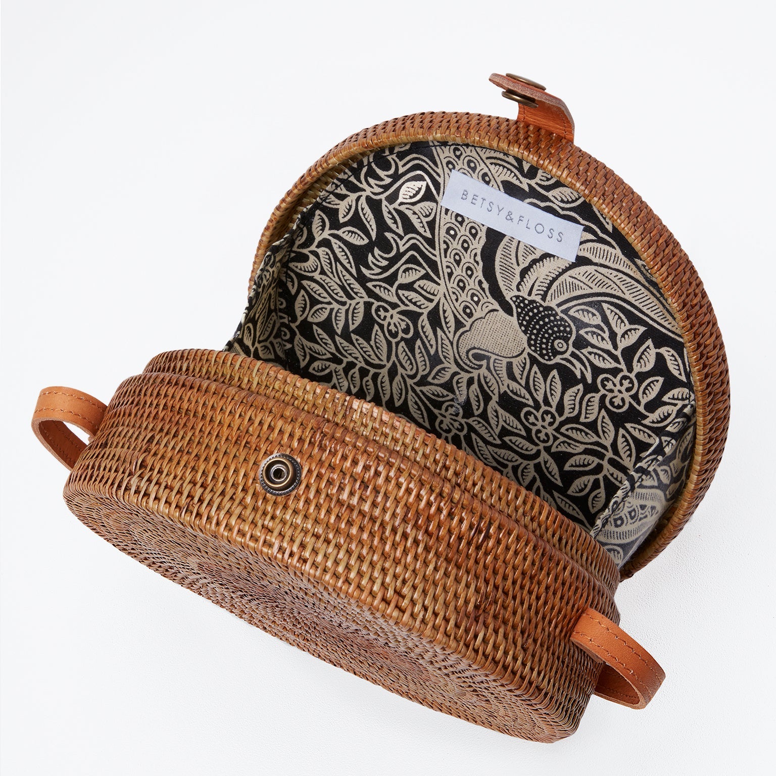 Palermo Round Basket Bag | Betsy & Floss