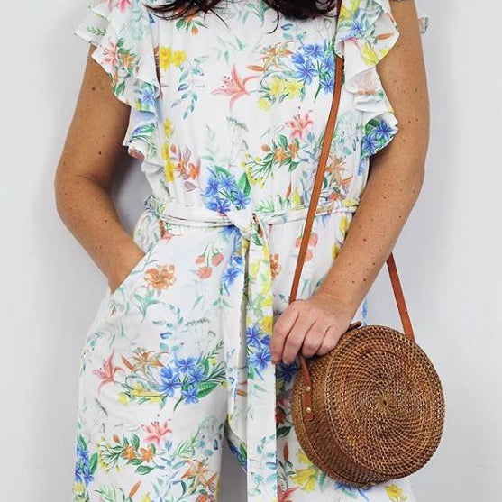 Palermo Round Basket Bag | Betsy & Floss