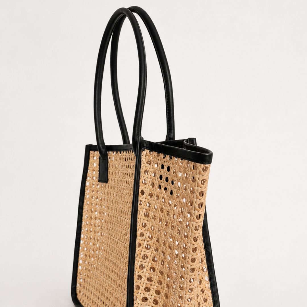 Serang Basket Bag Black | Betsy & Floss