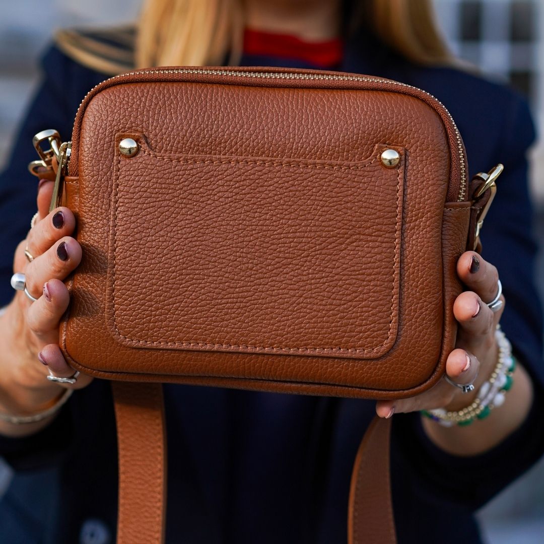 Sienna Crossbody Bag Antique Pink | Betsy & Floss