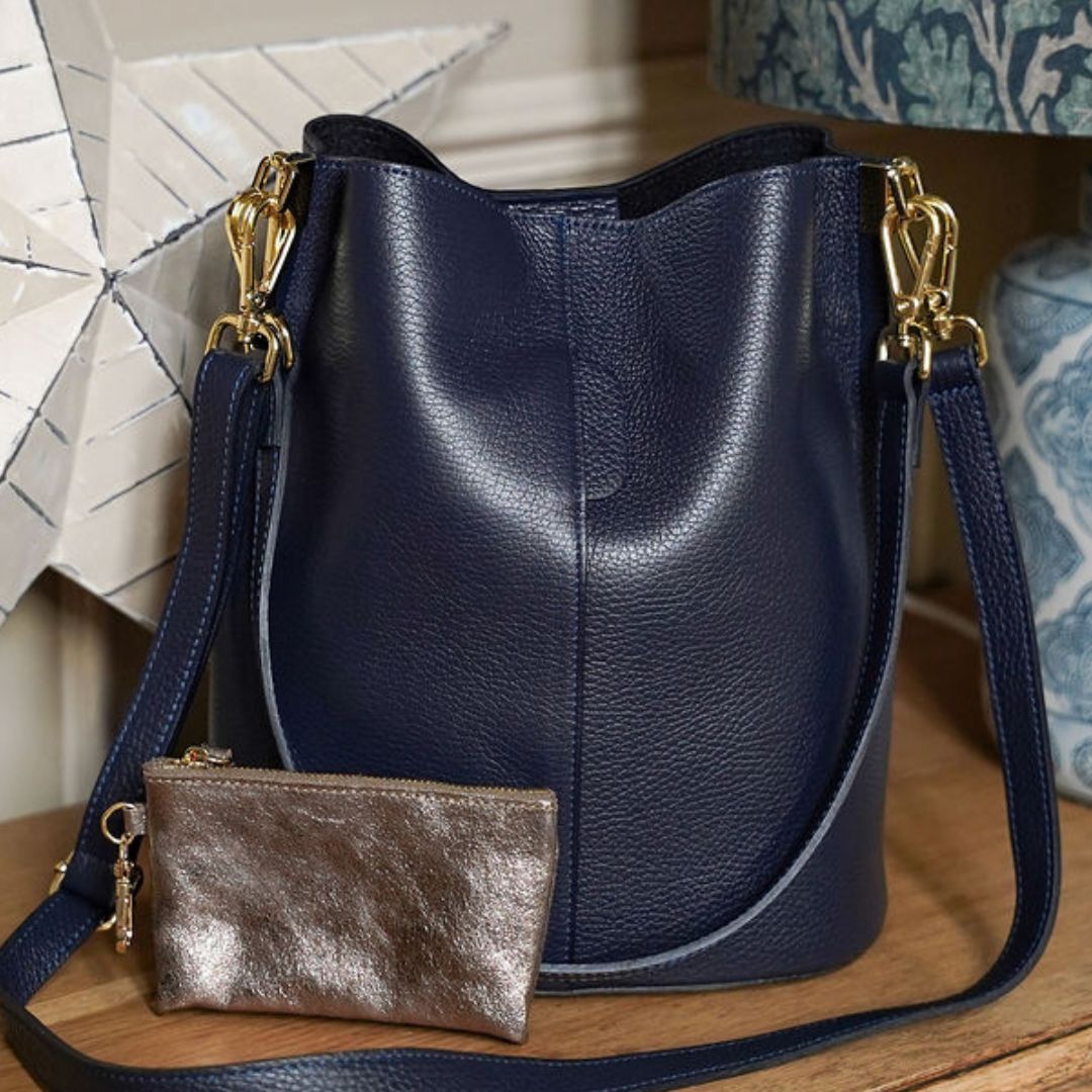 Small Zip Leather Purse Leopard Print | Betsy & Floss