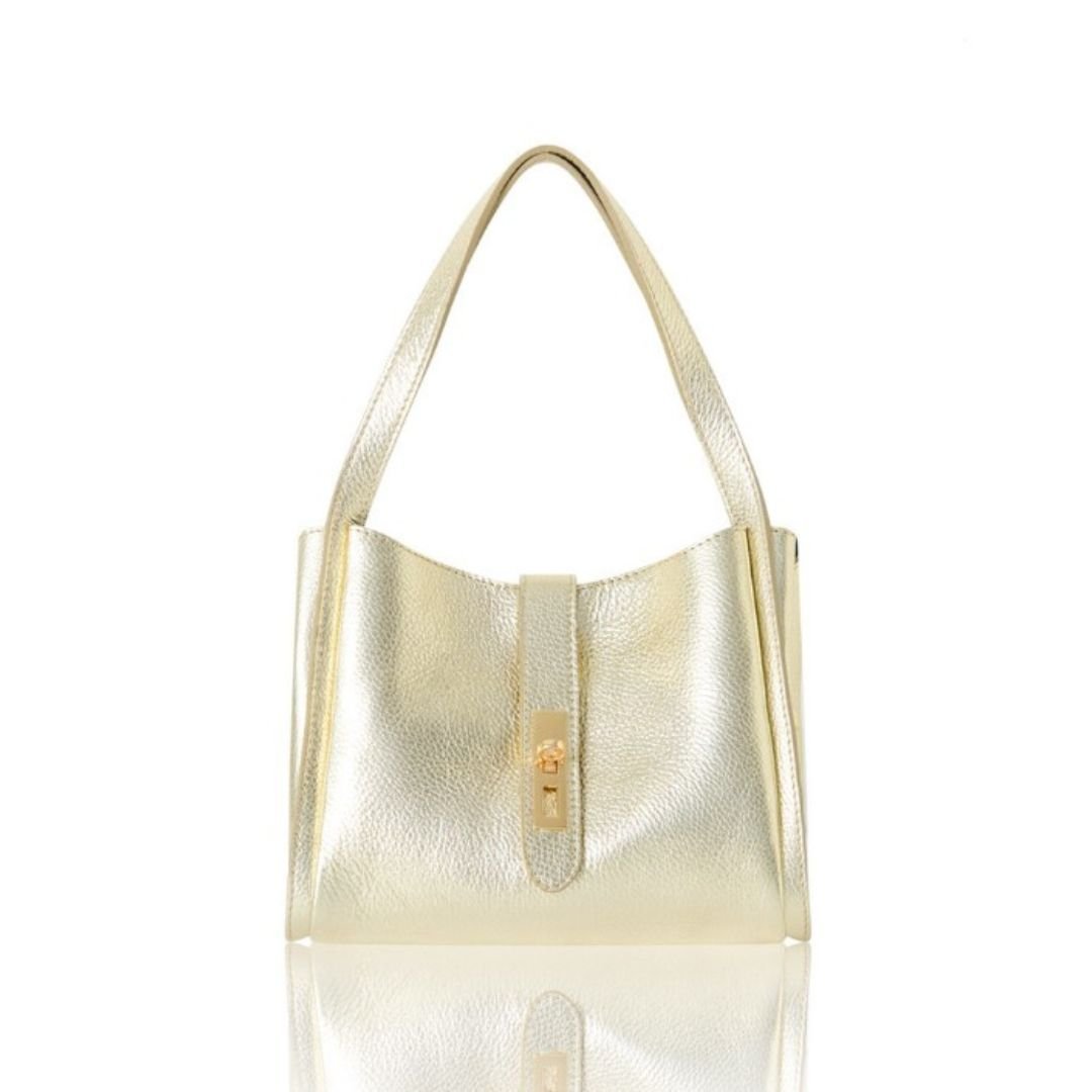 Torres Handbag Gold | Betsy & Floss