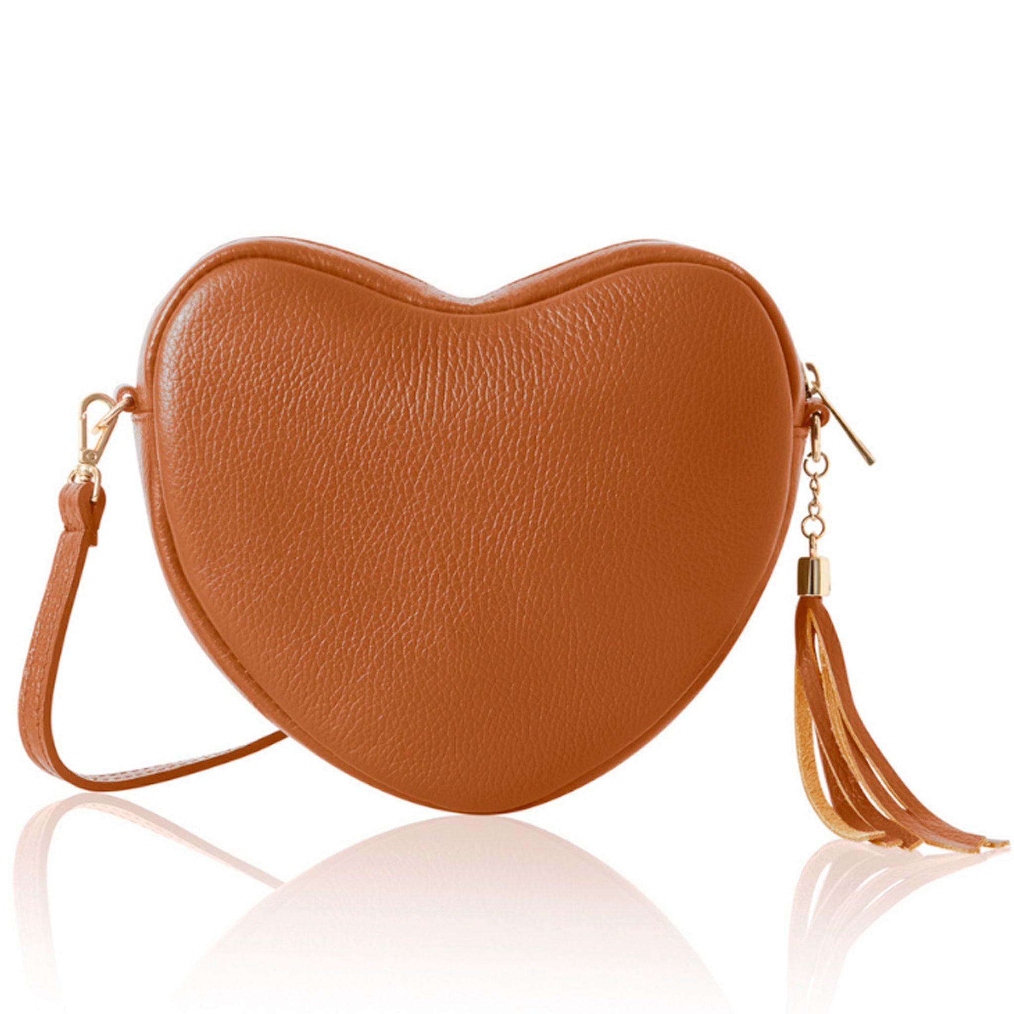 Venice Heart Bag Tan | Betsy & Floss