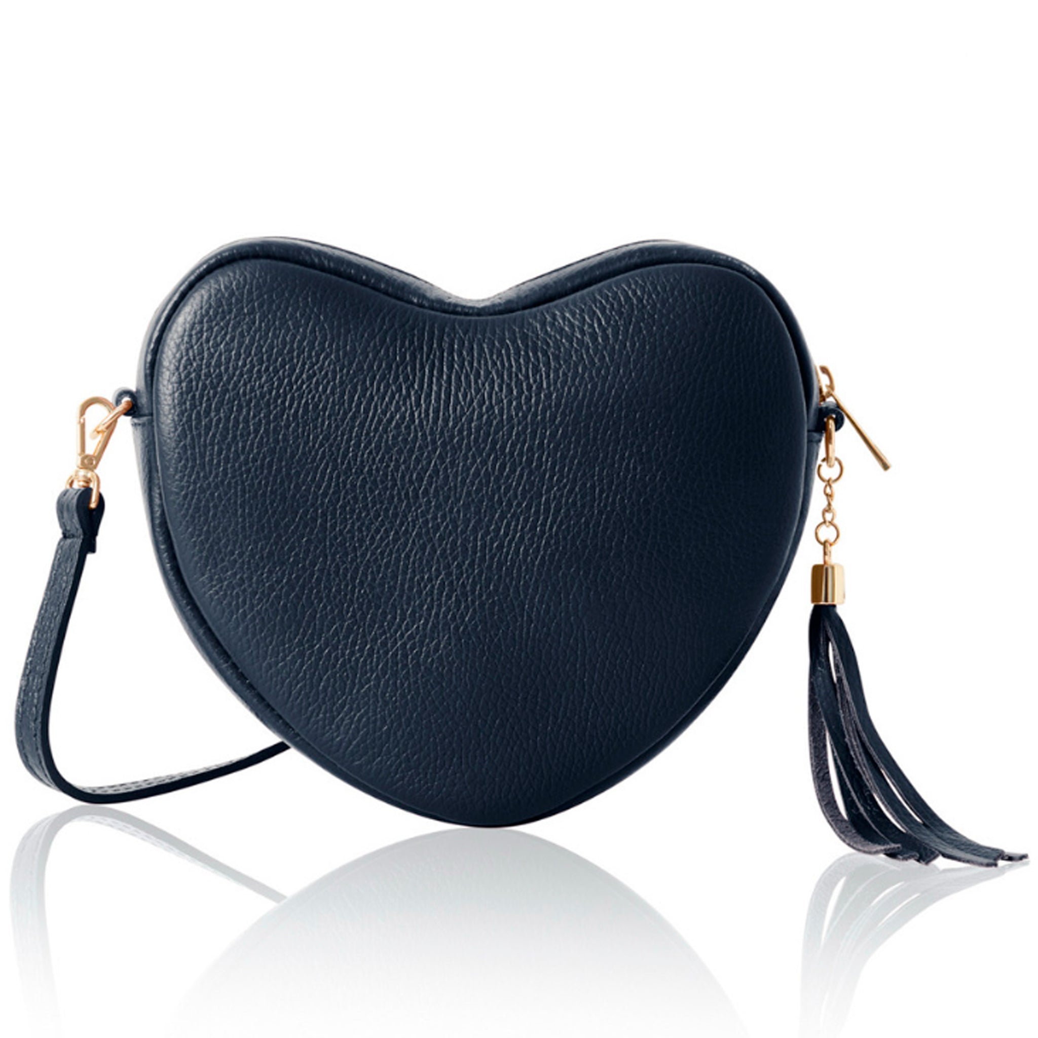 Venice Heart Bag Navy | Betsy & Floss