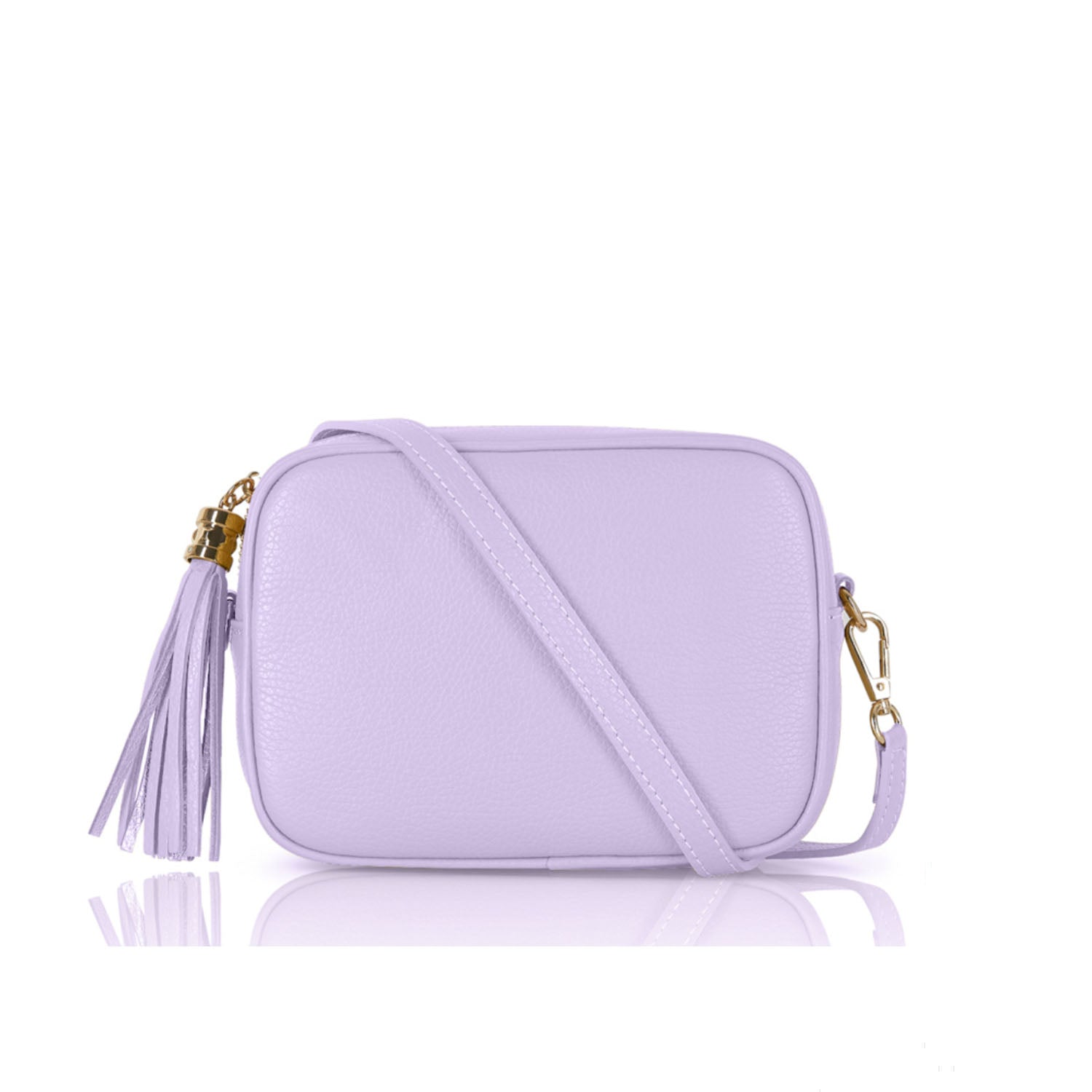 Verona Crossbody Tassel Bag Lilac | Betsy & Floss