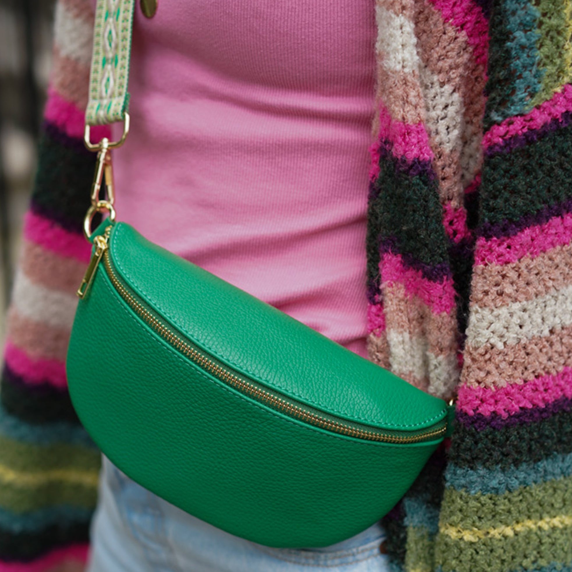 Zadar Crossbody and Waist Bag Black | Betsy & Floss