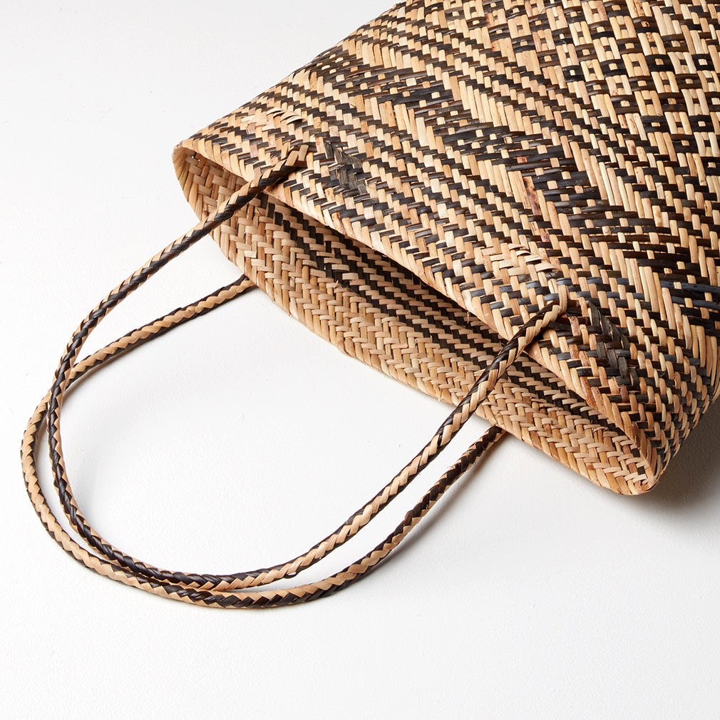 Paphos Basket Bag, Strap Detail | Betsy & Floss