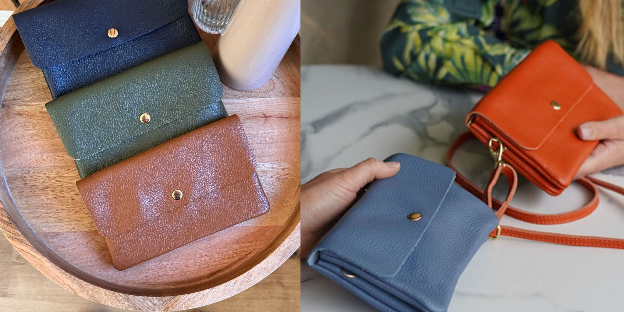 Introducing the New Autumnal Shades of Our Como Shoulder and Clutch Bags - Betsy & Floss