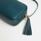 Verona Crossbody Tassel Bag Dark Teal | Betsy & Floss