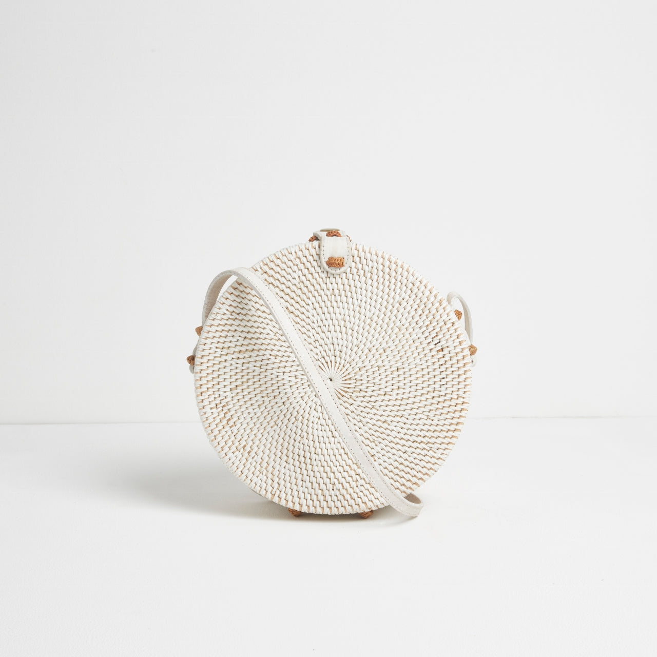 Santorini Round Basket Bag | Betsy & Floss