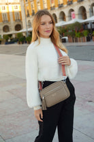 Florence Crossbody Bag in Beige Beige | Betsy & Floss