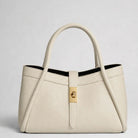 Adria Leather Handbag Cream | Betsy & Floss