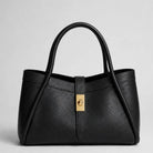 Adria Leather Handbag Black | Betsy & Floss