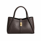 Adria Leather Handbag Dark Chocolate | Betsy & Floss