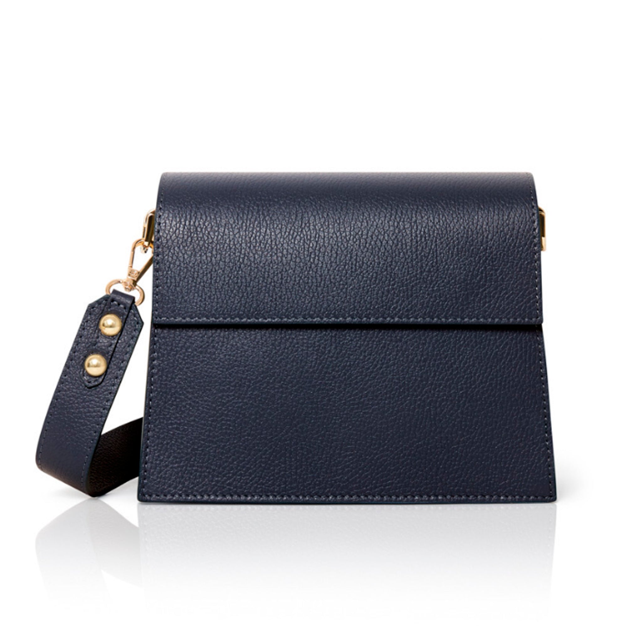 Alba Handbag Navy | Betsy & Floss