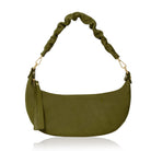 Amalfi Baguette Bag Olive Green | Betsy & Floss