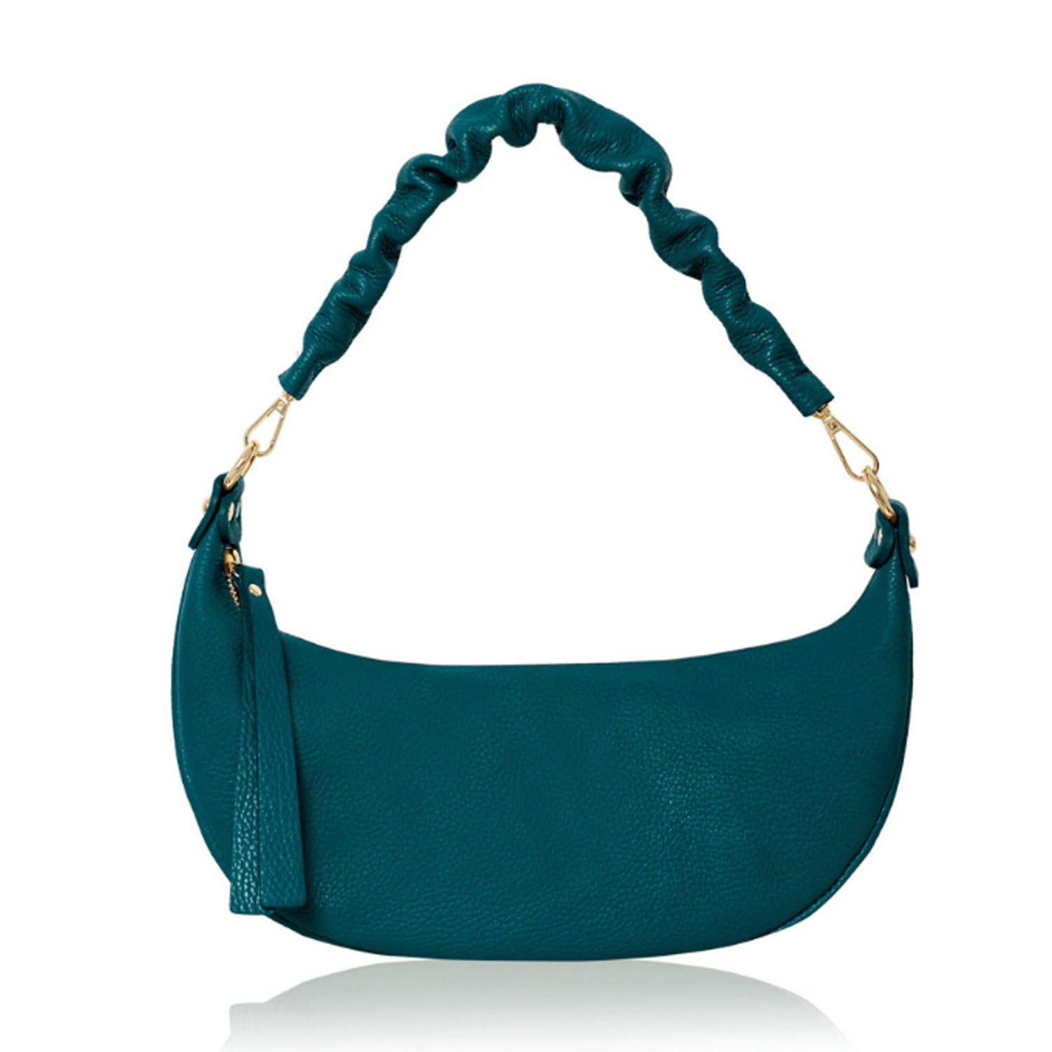 Amalfi Baguette Bag Teal | Betsy & Floss