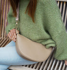 Ambra Crossbody Bag Light Taupe | Betsy & Floss