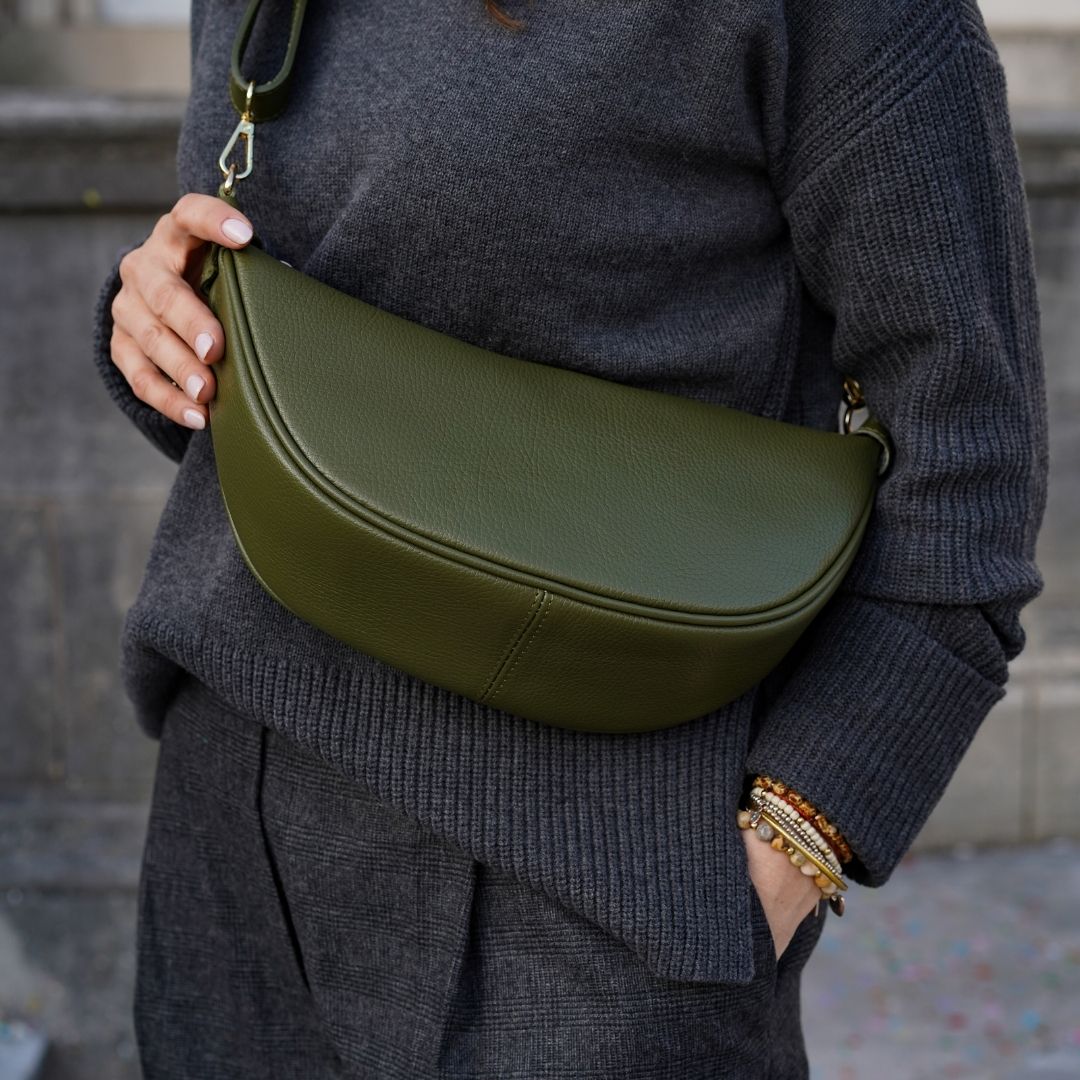 Ambra Crossbody Bag Light Taupe | Betsy & Floss