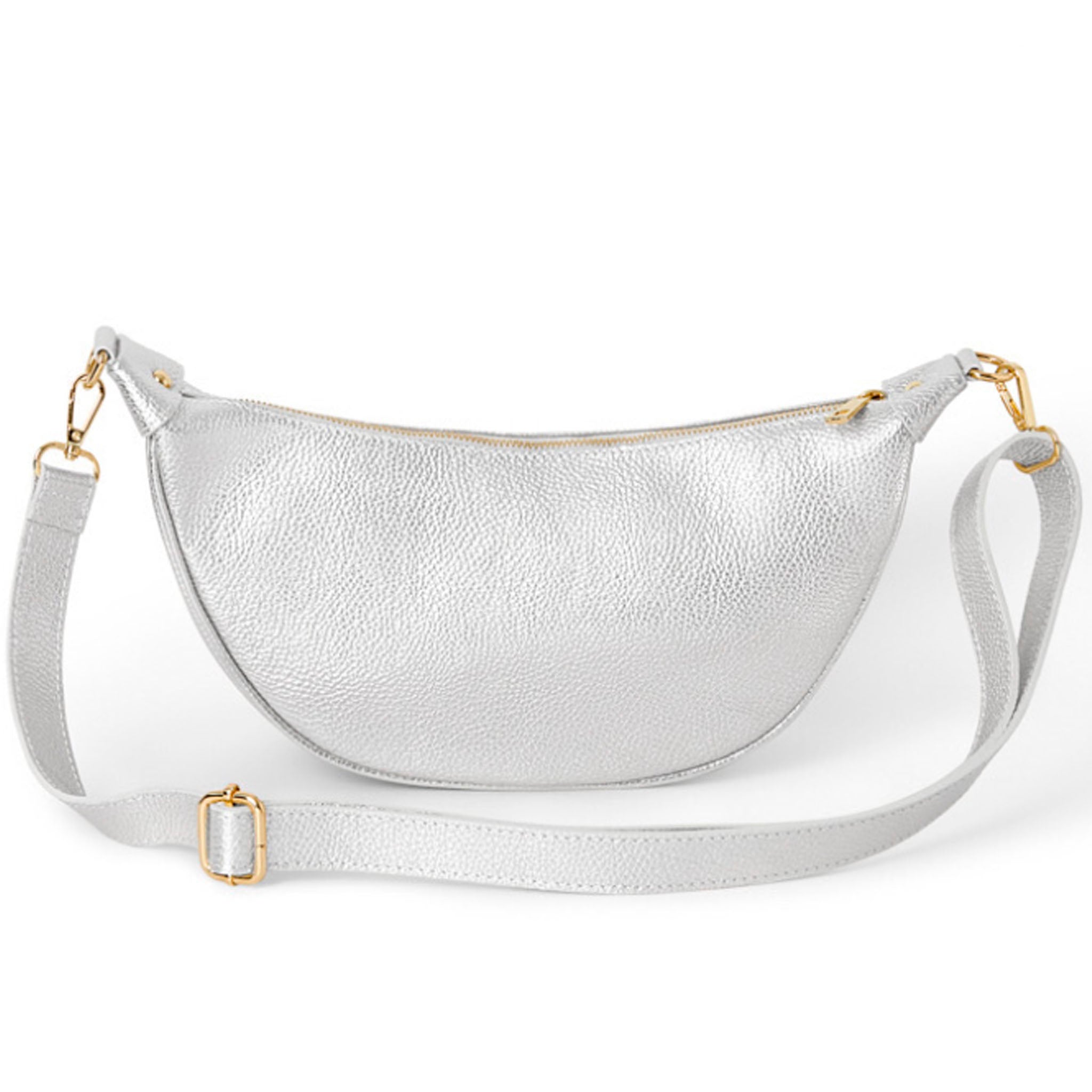 Ambra Crossbody Bag Silver | Betsy & Floss