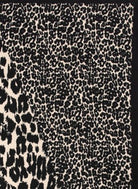 Animal Print Scarf in Black and Cream | Betsy & Floss