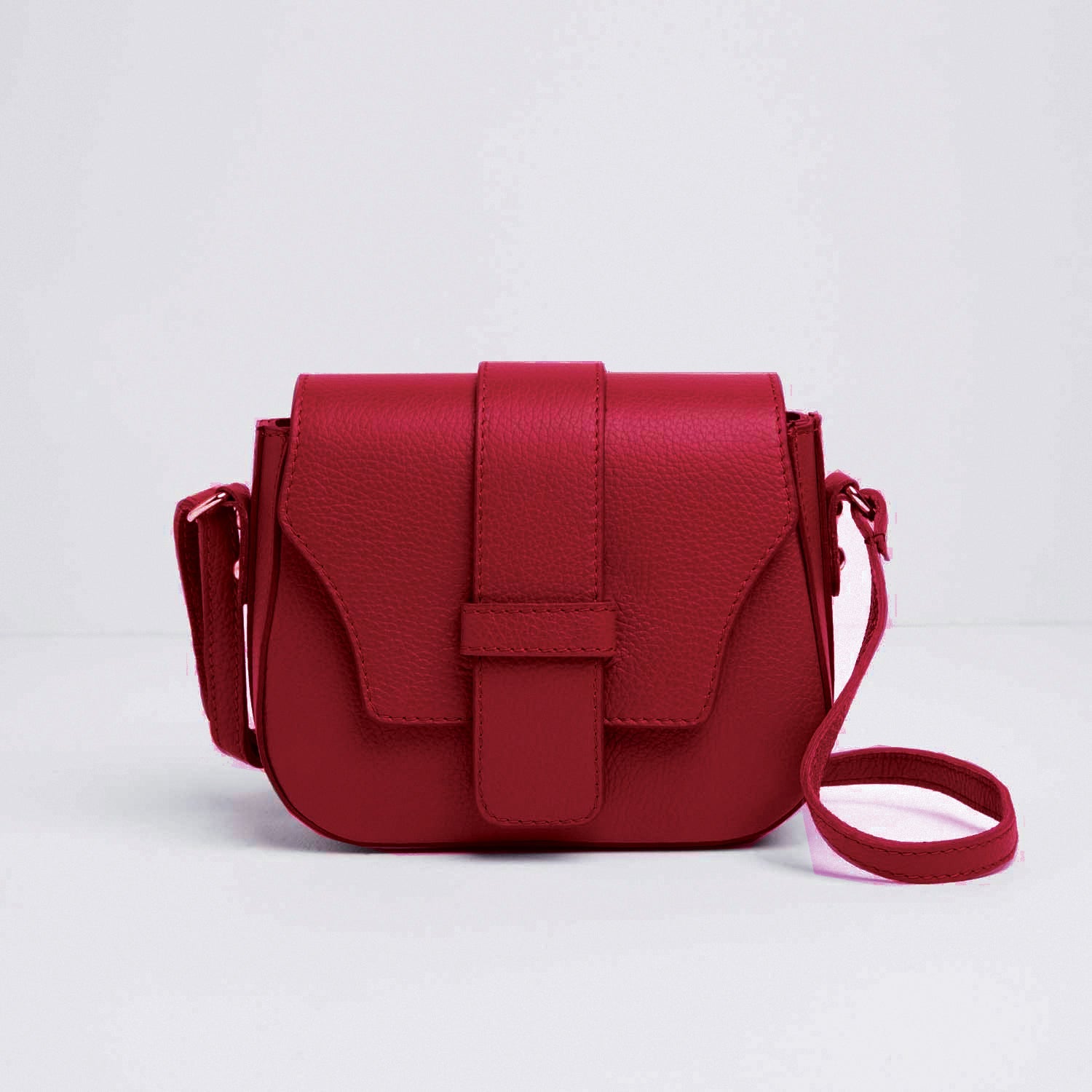 Apulia Satchel Crossbody Bag Maroon | Betsy & Floss