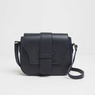 Apulia Satchel Crossbody Bag Navy | Betsy & Floss