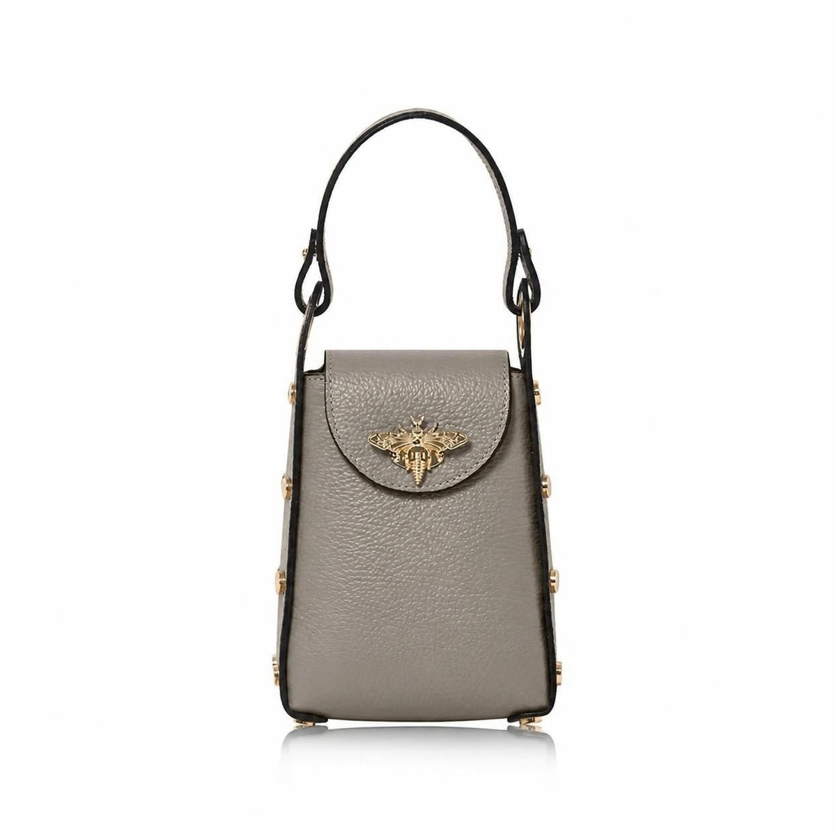 Bellagio Mini Bee Handbag Light Taupe | Betsy & Floss