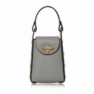 Bellagio Mini Bee Handbag Light Grey | Betsy & Floss