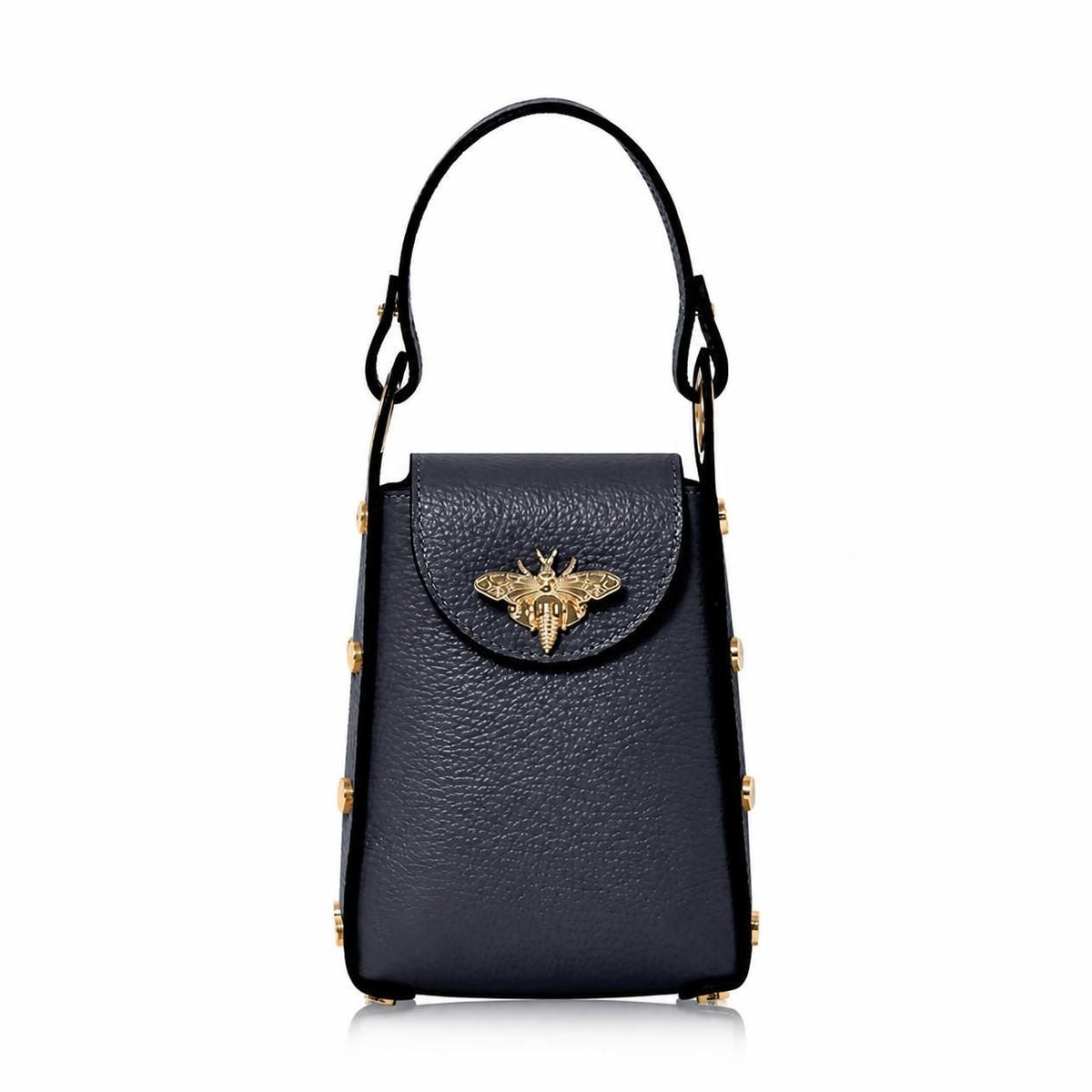 Bellagio Mini Bee Handbag Navy | Betsy & Floss
