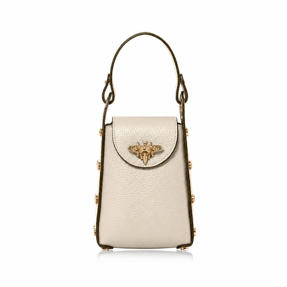 Bellagio Mini Bee Handbag Cream | Betsy & Floss