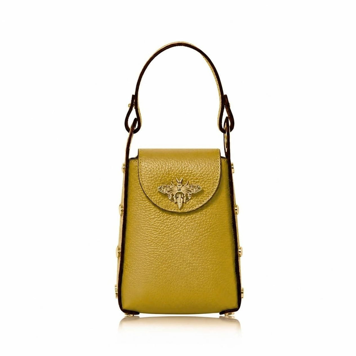 Bellagio Mini Bee Handbag Mustard | Betsy & Floss