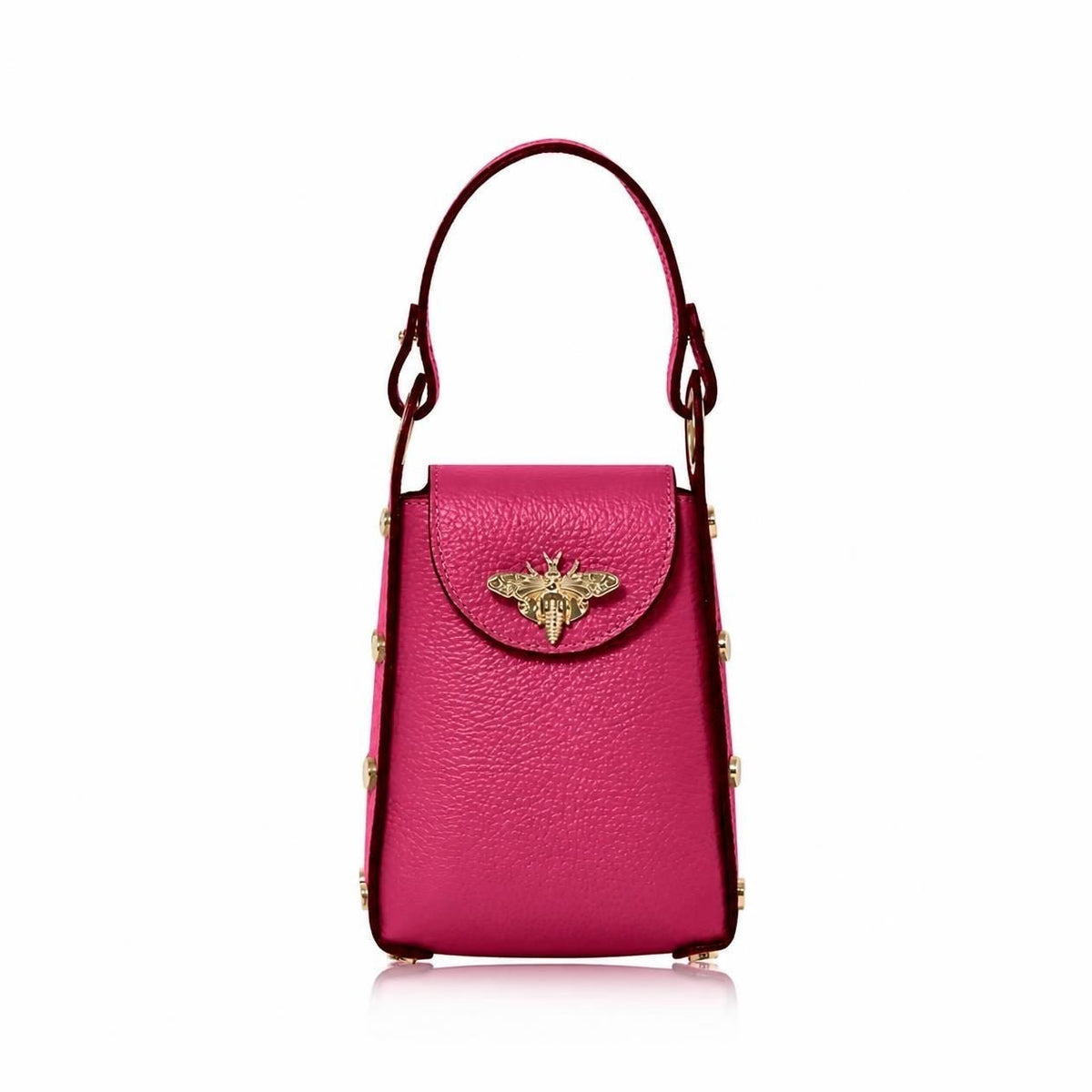 Bellagio Mini Bee Handbag Fuchsia | Betsy & Floss
